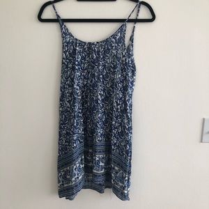 Blue floral sundress